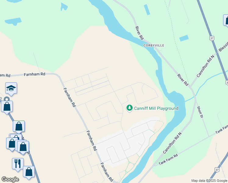 map of restaurants, bars, coffee shops, grocery stores, and more near 156 Wims Way in Belleville