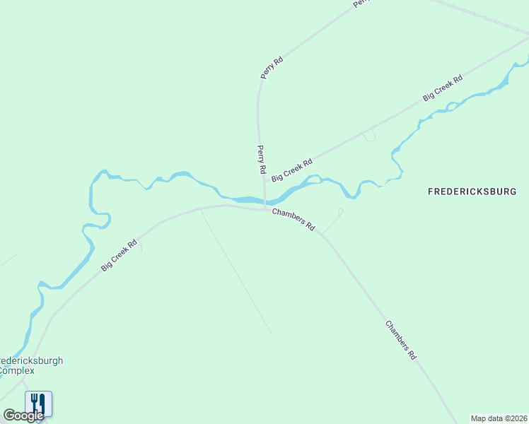 map of restaurants, bars, coffee shops, grocery stores, and more near Big Creek Road in Napanee