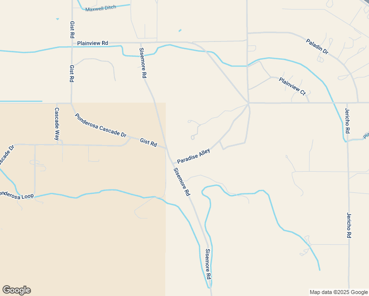 map of restaurants, bars, coffee shops, grocery stores, and more near 31217 Paradise Alley in Bend