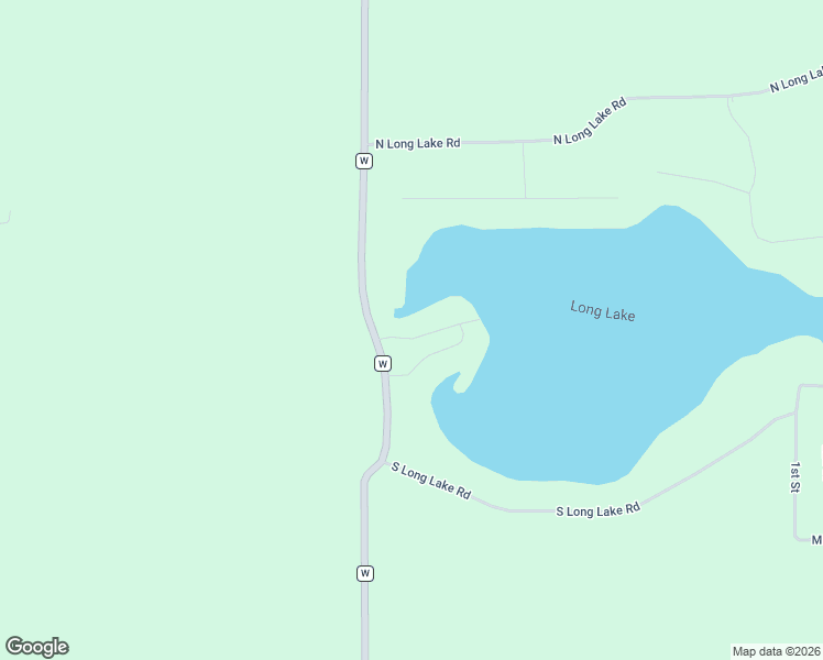 map of restaurants, bars, coffee shops, grocery stores, and more near W5084 West Long Lake Road in Waupaca