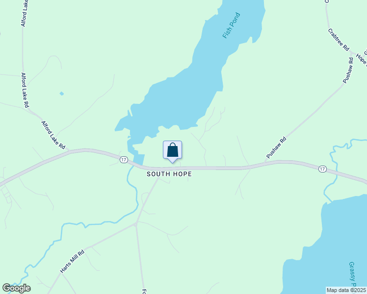 map of restaurants, bars, coffee shops, grocery stores, and more near 151 Maine 17 in Hope