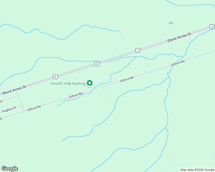 map of restaurants, bars, coffee shops, grocery stores, and more near 1871 Gilford Road in Innisfil