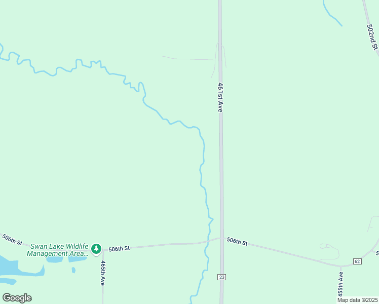 map of restaurants, bars, coffee shops, grocery stores, and more near 46158 506th Street in Nicollet