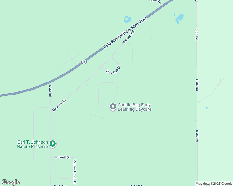 map of restaurants, bars, coffee shops, grocery stores, and more near 8414 Valley Forge Drive in Cadillac