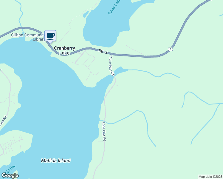 map of restaurants, bars, coffee shops, grocery stores, and more near 42 Lone Pine Road in St. Lawrence County