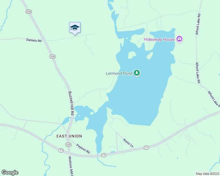 map of restaurants, bars, coffee shops, grocery stores, and more near 248 Lermond Lane in Hope