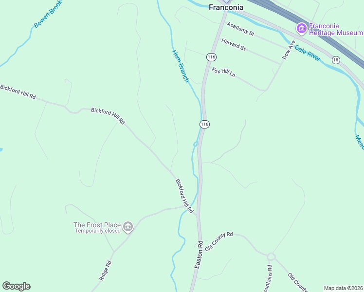 map of restaurants, bars, coffee shops, grocery stores, and more near 36 Hoffman's Drive in Franconia