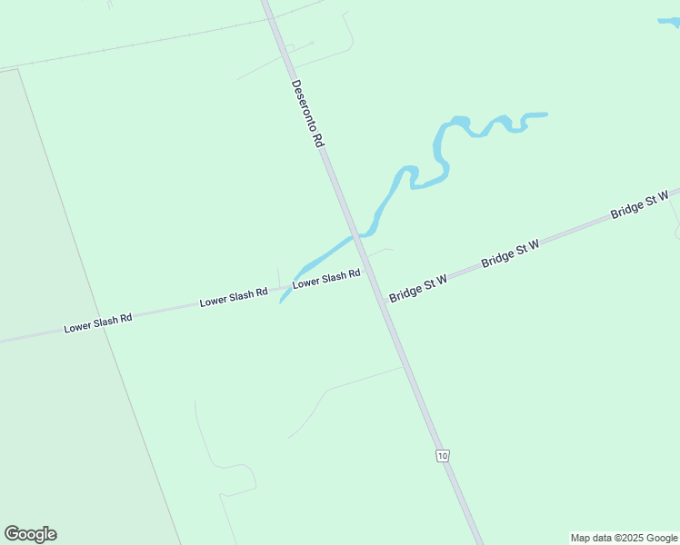 map of restaurants, bars, coffee shops, grocery stores, and more near 726 Lower Slash Road in Deseronto