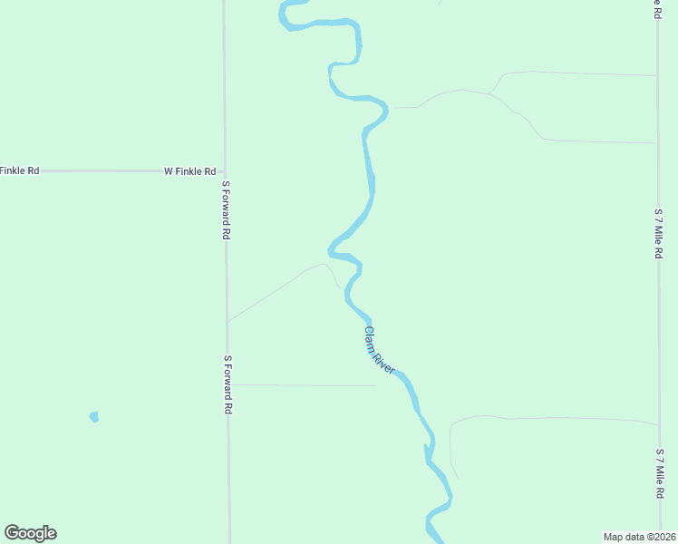 map of restaurants, bars, coffee shops, grocery stores, and more near 8349 South Forward Road in McBain