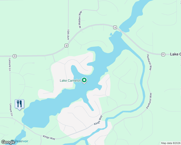 map of restaurants, bars, coffee shops, grocery stores, and more near 226 Derby Court in Nekoosa