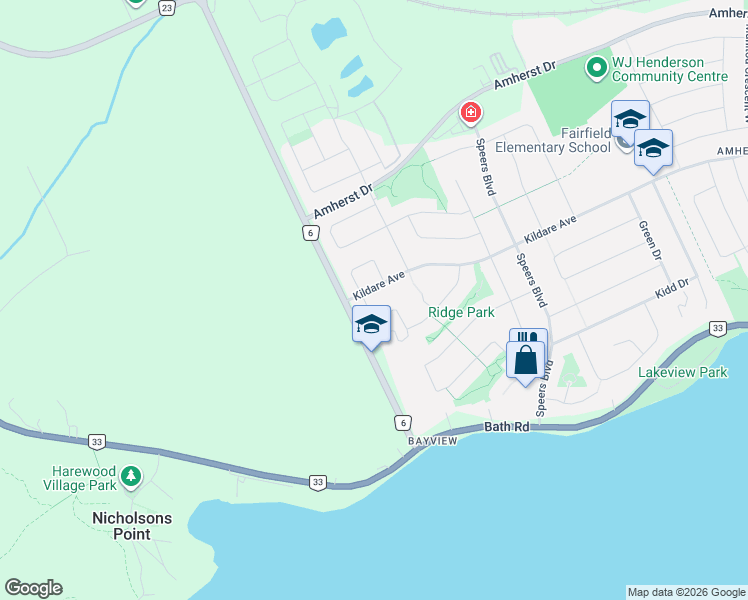map of restaurants, bars, coffee shops, grocery stores, and more near 181 McDonough Crescent in Bath