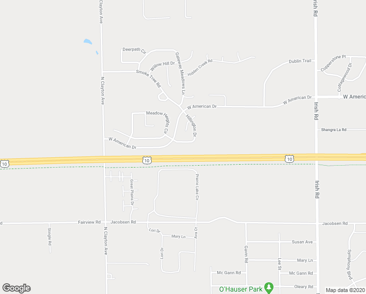 map of restaurants, bars, coffee shops, grocery stores, and more near 2203 Hillington Drive in Neenah