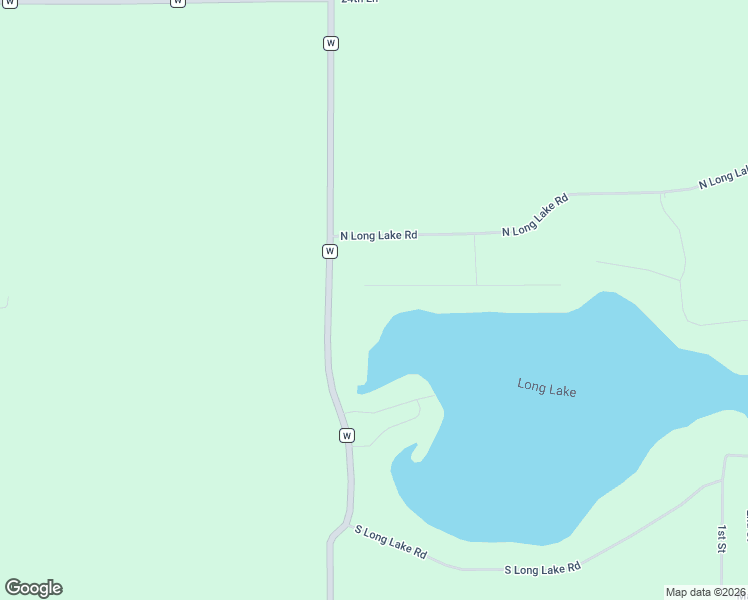 map of restaurants, bars, coffee shops, grocery stores, and more near W5049 Wilson Road in Waupaca