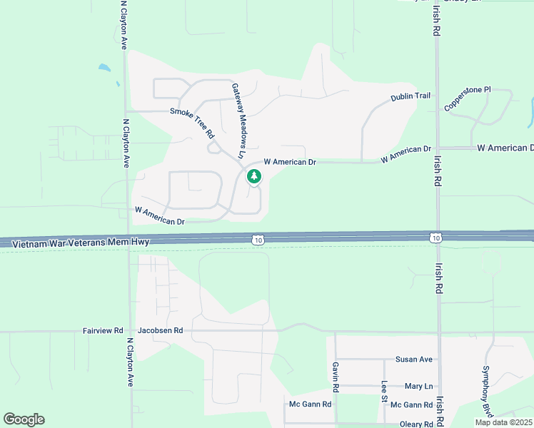 map of restaurants, bars, coffee shops, grocery stores, and more near 1555 Hillsdale Court in Neenah