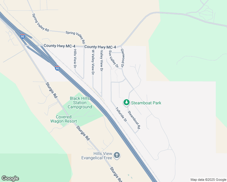 map of restaurants, bars, coffee shops, grocery stores, and more near 14828 Telluride Street in Summerset