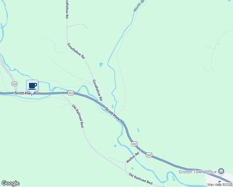 map of restaurants, bars, coffee shops, grocery stores, and more near 105 Branch Brook Road in Groton