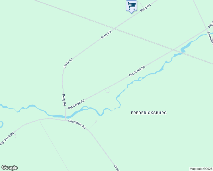 map of restaurants, bars, coffee shops, grocery stores, and more near 2713 Big Creek Road in Greater Napanee