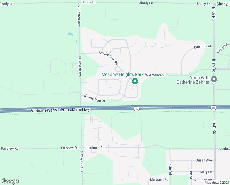 map of restaurants, bars, coffee shops, grocery stores, and more near 2272 Spring Meadow Drive in Neenah