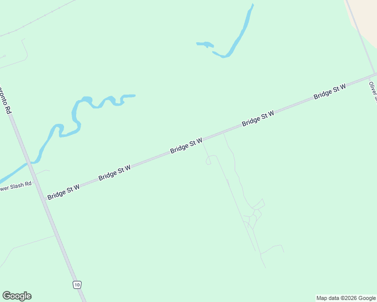 map of restaurants, bars, coffee shops, grocery stores, and more near 1449 Bridge Street West in Greater Napanee