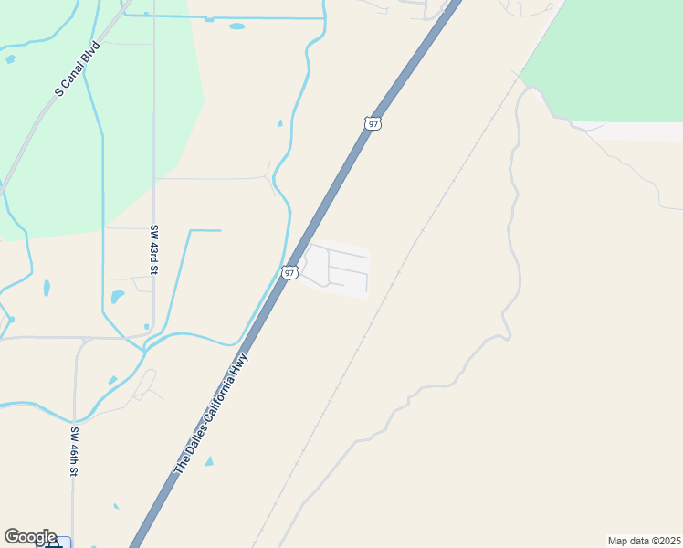 map of restaurants, bars, coffee shops, grocery stores, and more near 6100 South Highway 97 in Redmond
