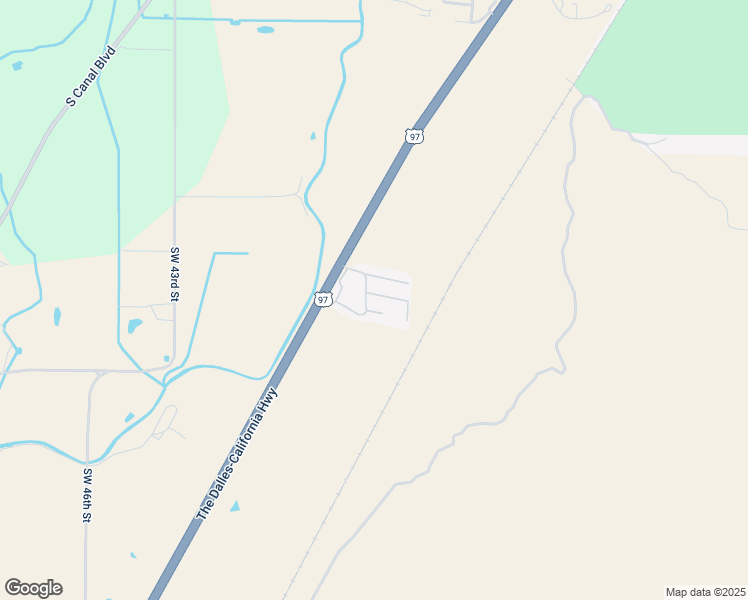 map of restaurants, bars, coffee shops, grocery stores, and more near 6100 South Highway 97 in Redmond
