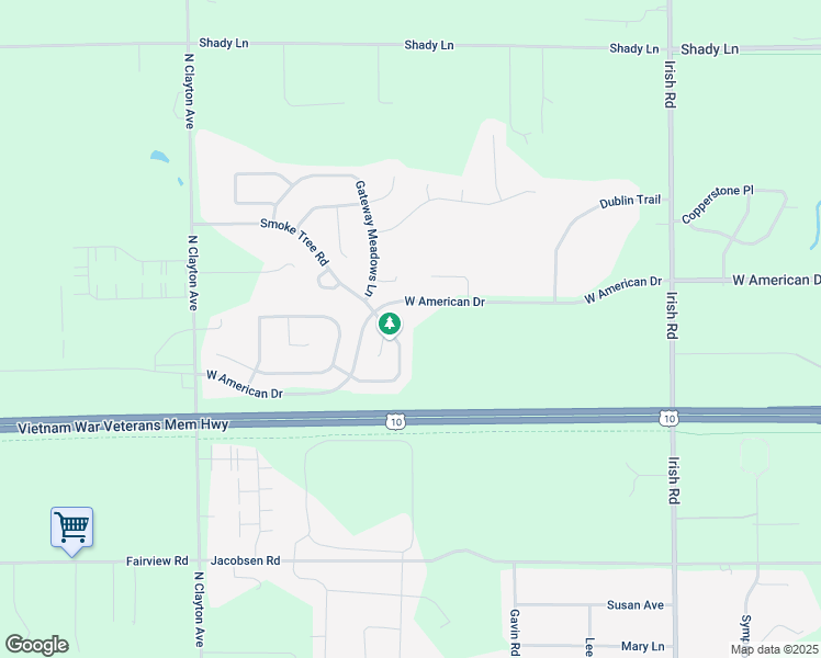 map of restaurants, bars, coffee shops, grocery stores, and more near 1576 Stone Hedge Court in Neenah