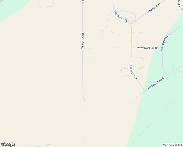 map of restaurants, bars, coffee shops, grocery stores, and more near 8962 Southwest Copley Road in Powell Butte