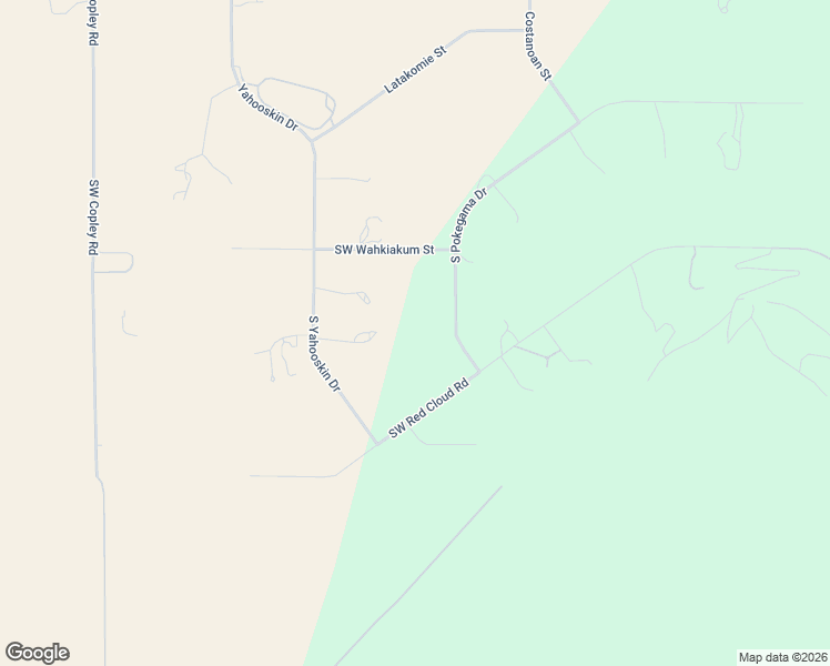 map of restaurants, bars, coffee shops, grocery stores, and more near 8843 South Pokegama Drive in Powell Butte
