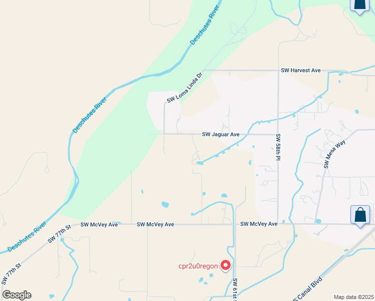 map of restaurants, bars, coffee shops, grocery stores, and more near 6420 Southwest Jaguar Avenue in Redmond