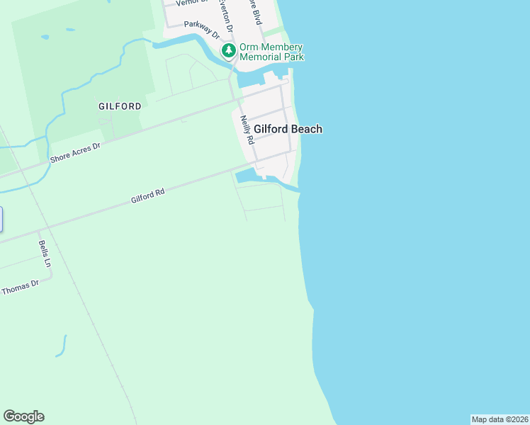 map of restaurants, bars, coffee shops, grocery stores, and more near 1151 Birch Road in Innisfil