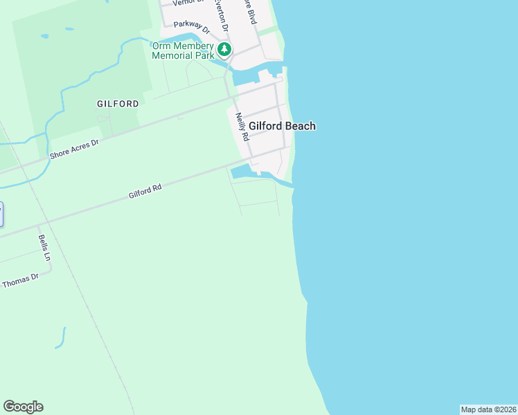 map of restaurants, bars, coffee shops, grocery stores, and more near 1151 Birch Road in Innisfil