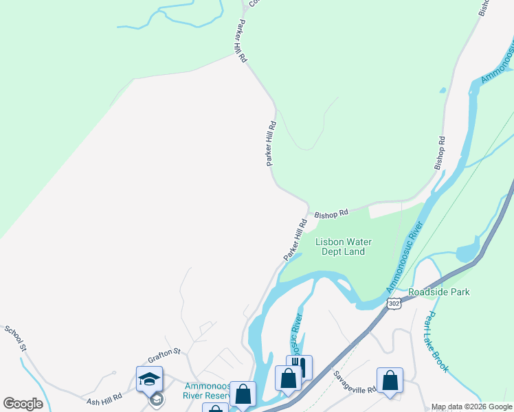 map of restaurants, bars, coffee shops, grocery stores, and more near 324 Water Street in Lisbon