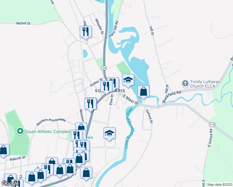 map of restaurants, bars, coffee shops, grocery stores, and more near 10 Barrows Street in Paris