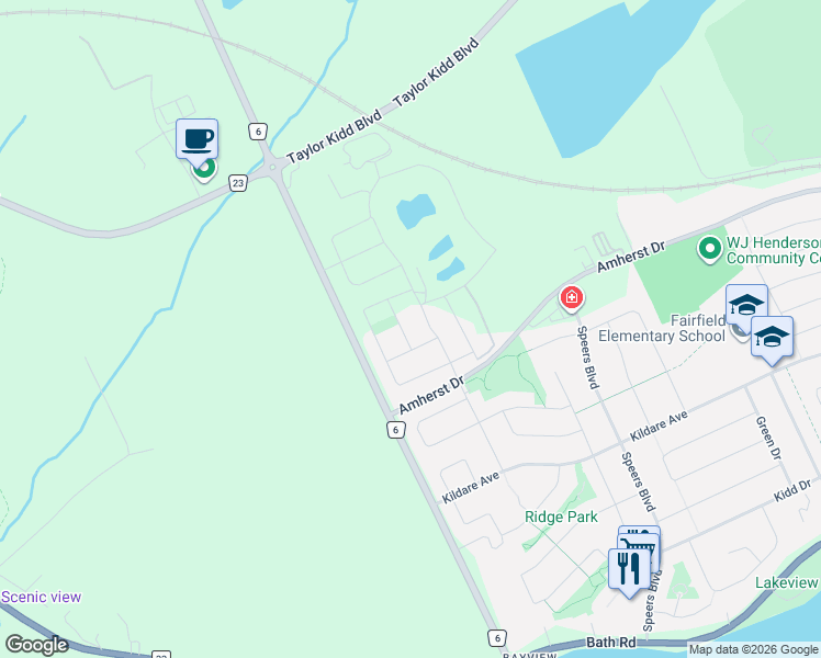 map of restaurants, bars, coffee shops, grocery stores, and more near 103 Pearce Street in Bath