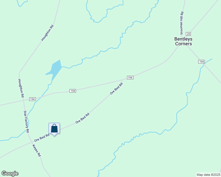 map of restaurants, bars, coffee shops, grocery stores, and more near 33374 County Road 194 in Theresa