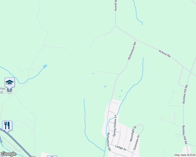 map of restaurants, bars, coffee shops, grocery stores, and more near 30 Goldsbury Woods Road in Barre