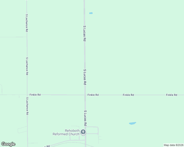 map of restaurants, bars, coffee shops, grocery stores, and more near 7740 South Lucas Road in McBain
