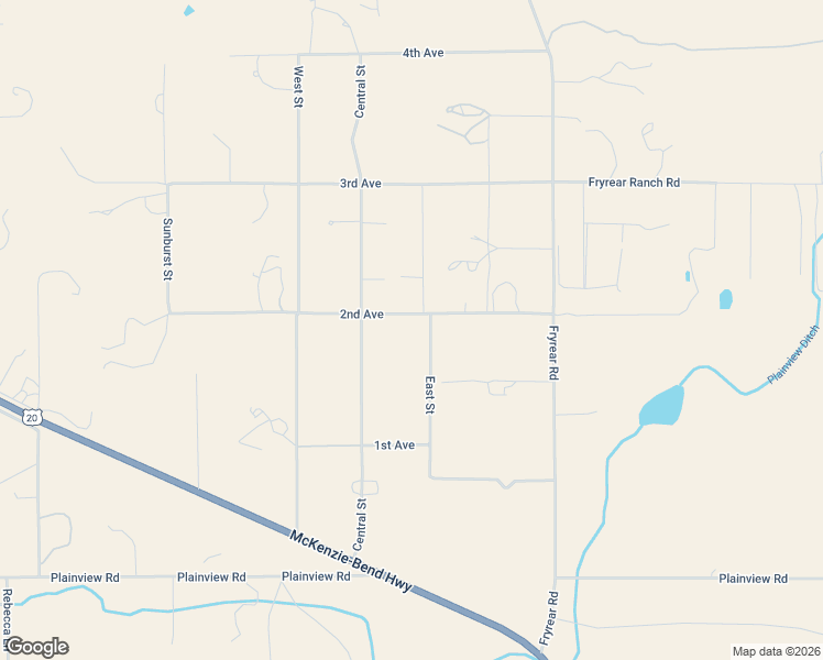 map of restaurants, bars, coffee shops, grocery stores, and more near 18089 2nd Avenue in Bend