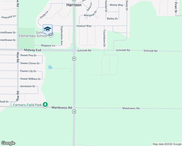 map of restaurants, bars, coffee shops, grocery stores, and more near N9266 County Road N in Appleton