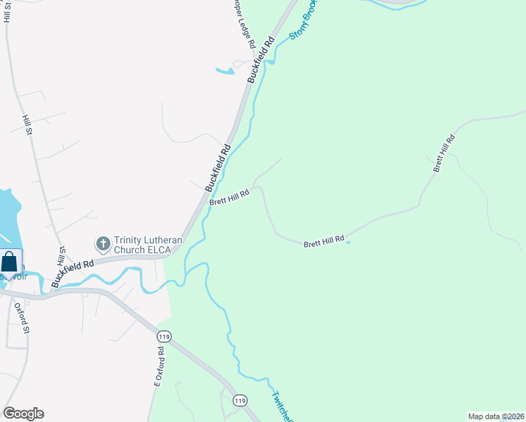 map of restaurants, bars, coffee shops, grocery stores, and more near 53 Brett Hill Road in Paris