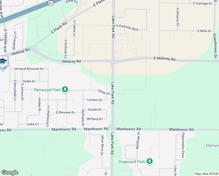 map of restaurants, bars, coffee shops, grocery stores, and more near N9216 Dylan Drive in Appleton