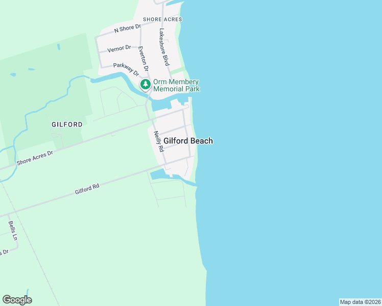 map of restaurants, bars, coffee shops, grocery stores, and more near 279 Beach Road in Innisfil
