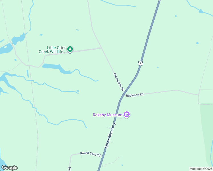 map of restaurants, bars, coffee shops, grocery stores, and more near 5287 Greenbush Road in Ferrisburgh