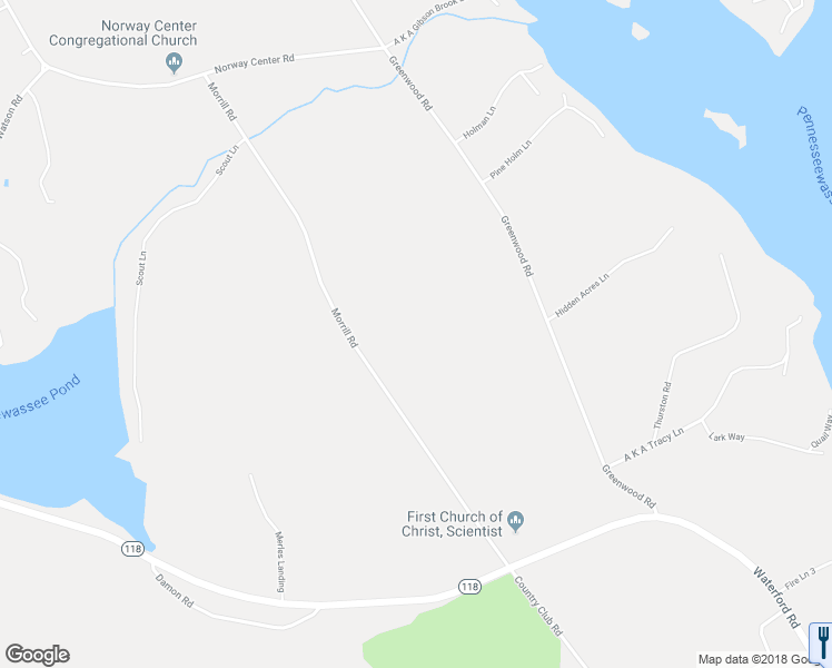 map of restaurants, bars, coffee shops, grocery stores, and more near 83 Morrill Road in Norway