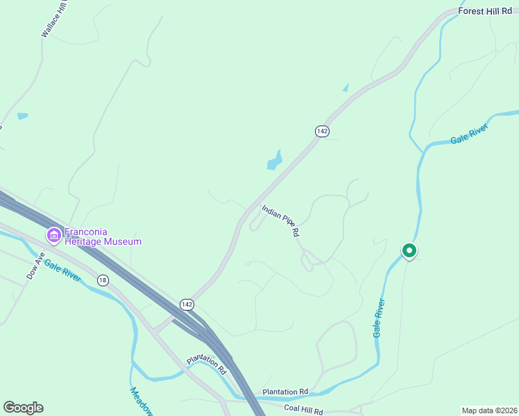 map of restaurants, bars, coffee shops, grocery stores, and more near 283 Forest Hill Road in Franconia