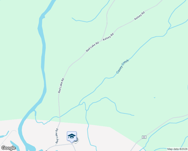 map of restaurants, bars, coffee shops, grocery stores, and more near 38627-38880 Red Lake Road in Theresa