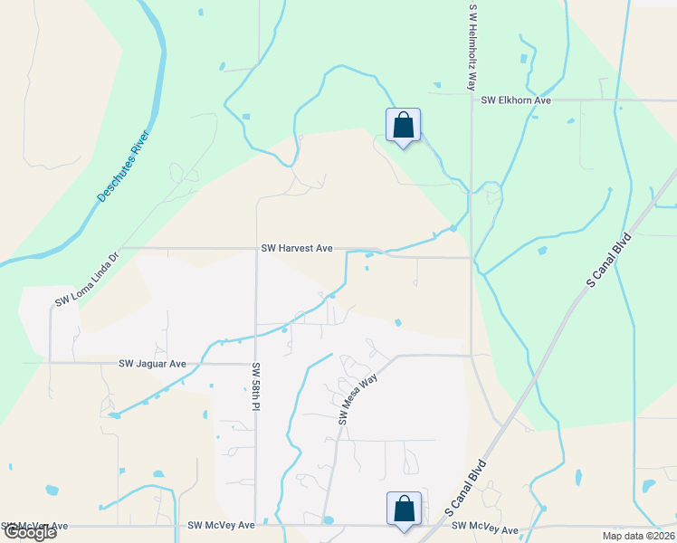 map of restaurants, bars, coffee shops, grocery stores, and more near 5634 Southwest Harvest Avenue in Redmond