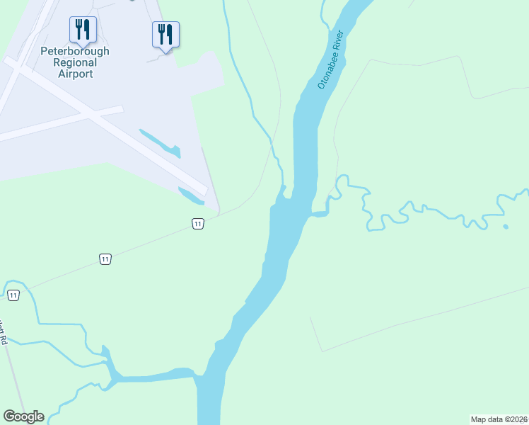 map of restaurants, bars, coffee shops, grocery stores, and more near 1787 Moncrief Line in Peterborough County