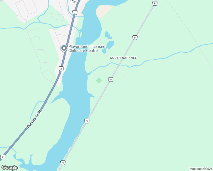 map of restaurants, bars, coffee shops, grocery stores, and more near 445 County Road 9 in Napanee