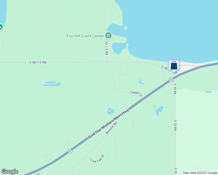 map of restaurants, bars, coffee shops, grocery stores, and more near 4511 Taylor Lane in Cadillac